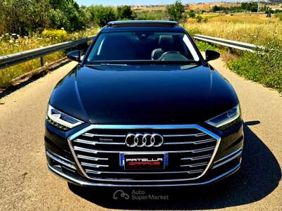 Audi A8 50 3.0 TDI 286cv MHEV IPERFULL-UFFICIALE-IVA ESPOSTA Nero usata Altamura