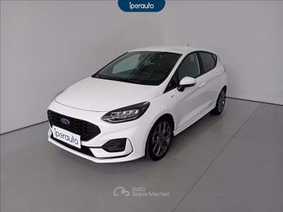 Ford Fiesta 5p 1.0 ecoboost h st-line 125cv Bianco usata Cava Manara