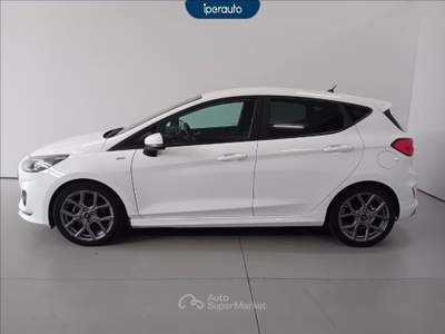 Ford Fiesta 5p 1.0 ecoboost h st-line 125cv Bianco usata Cava Manara