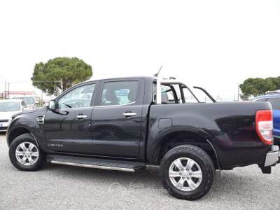 Ford Ranger FORD Ranger 4x4 PICK UP DOPPIA CABINA - GANCIO TRAINO - 2.0 TDCI 170CV - 6m - LIMITED FULL - NAVI - PELLE - ADAS - SENSORI - CRUISE - BT - RETROCAMERA Nero usata Montalto di Castro