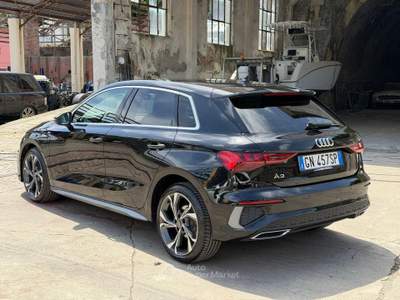 Audi A3 SPB 40 TFSI e S tronic S line edition PHEV Nero usata Arcola