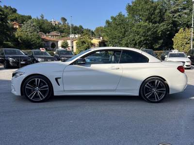 BMW Serie 4 420d D CABRIO MSPORT Bianco usata Sant'Angelo in vado