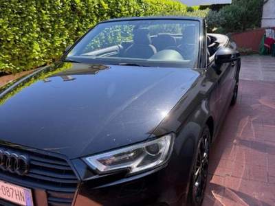 Audi A3 Cabrio 2.0 TDI S tronic Sport Nero usata Stra