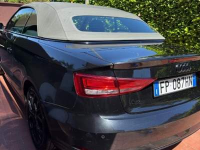 Audi A3 Cabrio 2.0 TDI S tronic Sport Nero usata Stra