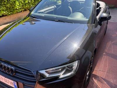 Audi A3 Cabrio 2.0 TDI S tronic Sport Nero usata Stra
