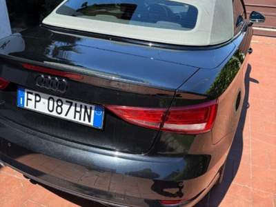Audi A3 Cabrio 2.0 TDI S tronic Sport Nero usata Stra
