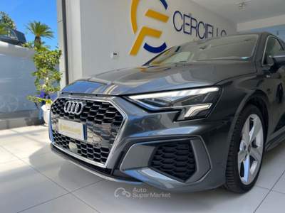 Audi A3 SPB 35 TDI S tronic S line edition Grigio usata Somma Vesuviana