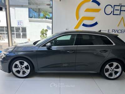 Audi A3 SPB 35 TDI S tronic S line edition Grigio usata Somma Vesuviana