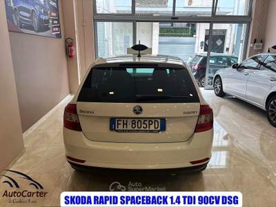 Skoda Rapid 1.4 TDI 90CV *cambio autom** Bianco usata Gravina in Puglia