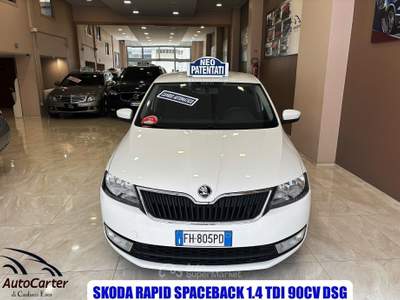 Skoda Rapid 1.4 TDI 90CV *cambio autom** Bianco usata Gravina in Puglia