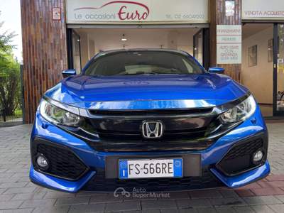 Honda Civic Civic X 1.0 Benzina, 125 Cv, Camio Autom., Tagl. Uff. Honda Blu/Azzurro usata Cinisello Balsamo
