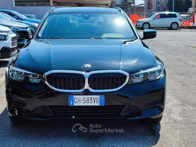BMW Serie 3 320d 320 d Touring Business Advantage NAVI-CARPLAY-ANDROID Nero usata Rovato
