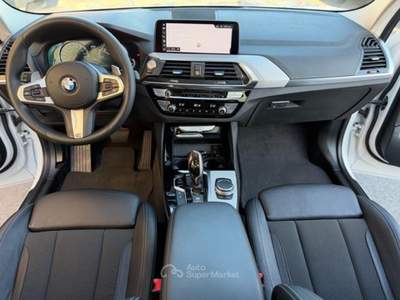 BMW X3 sDrive18d Business Advantage (FULL OPTIONAL) TETTO Bianco usata Roma