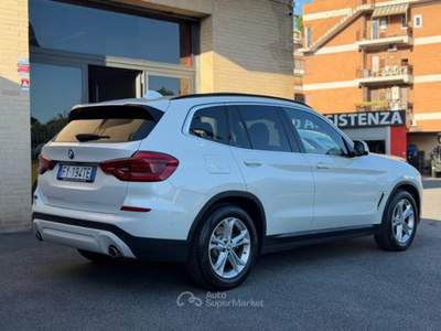BMW X3 sDrive18d Business Advantage (FULL OPTIONAL) TETTO Bianco usata Roma