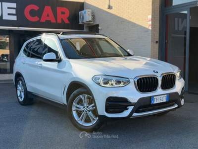 BMW X3 sDrive18d Business Advantage (FULL OPTIONAL) TETTO Bianco usata Roma