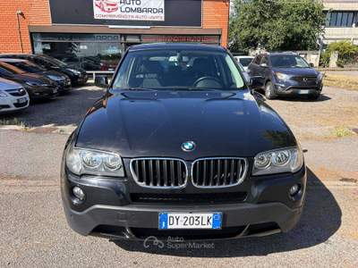 BMW X3 X3 X3 E83 xdrive20d (2.0d) 177cv *UNICO PROPRIETARIO* Nero usata Inzago