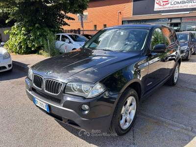 BMW X3 X3 X3 E83 xdrive20d (2.0d) 177cv *UNICO PROPRIETARIO* Nero usata Inzago
