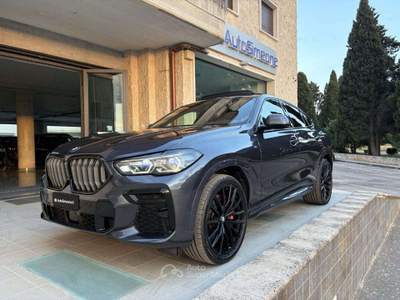 BMW X6 X6 xDrive40d 48V Msport TETTO APR/PAN-CERCHI 22''. Grigio usata Carovigno