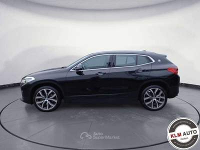 BMW X2 X2 sDrive18i sport aut navi prof garanzia Nero usata Roma