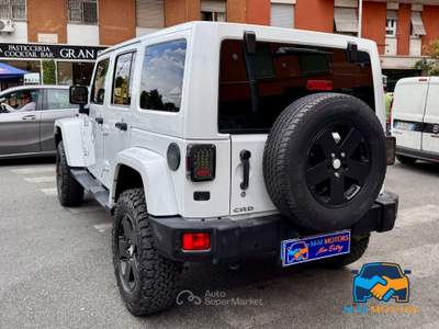 Jeep Wrangler 2.8 crd Sahara auto Bianco usata Roma