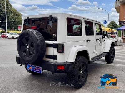 Jeep Wrangler 2.8 crd Sahara auto Bianco usata Roma