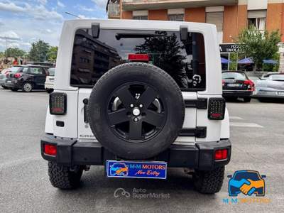 Jeep Wrangler 2.8 crd Sahara auto Bianco usata Roma
