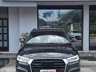 Audi Q3 Q3 I 2015 2.0 tdi Sport Edition quattro 184cv Led Navi Telecamera Pedane Tetto Panoramico Gancio Nero usata San Michele all'Adige