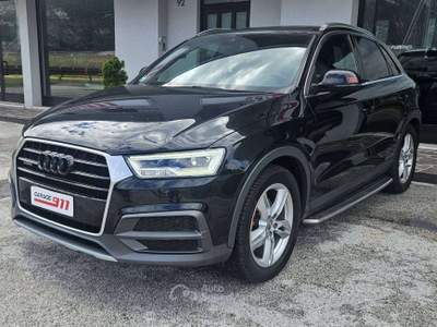 Audi Q3 Q3 I 2015 2.0 tdi Sport Edition quattro 184cv Led Navi Telecamera Pedane Tetto Panoramico Gancio Nero usata San Michele all'Adige