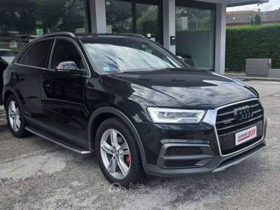 Audi Q3 Q3 I 2015 2.0 tdi Sport Edition quattro 184cv Led Navi Telecamera Pedane Tetto Panoramico Gancio Nero usata San Michele all'Adige