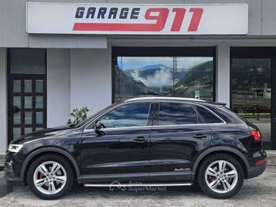 Audi Q3 Q3 I 2015 2.0 tdi Sport Edition quattro 184cv Led Navi Telecamera Pedane Tetto Panoramico Gancio Nero usata San Michele all'Adige