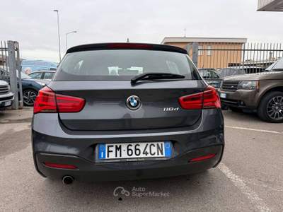 BMW Serie 1 118d 118 118d Msport 5p EURO 6 Grigio usata Lallio