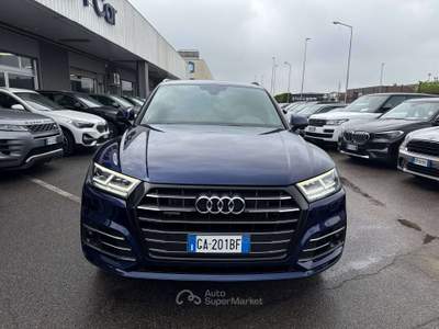 Audi Q5 2.0 tfsi e S line Plus quattro 367cv s-tronic Blu/Azzurro usata Lallio