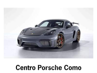 Porsche Cayman 718 GT4 RS_Pack Weissach_Lift Anteriore_Disponibile Grigio usata Grandate