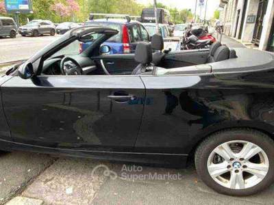 BMW Serie 1 120d 120 Cabrio 120d Cabrio Futura automatica navigatore Nero usata Milano