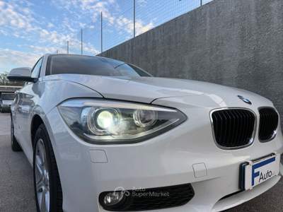 BMW Serie 1 118d 118d 5p. Sport,Climatronic bizona,Xeno+Led,cerchi in lega,sensori di parcheggio,ecc. Bianco usata San Michele Salentino