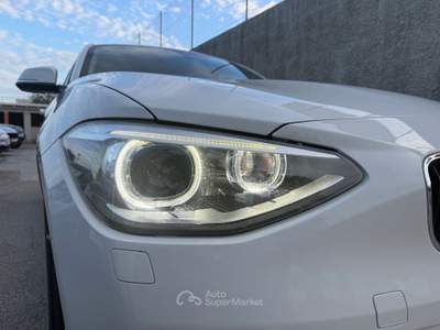 BMW Serie 1 118d 118d 5p. Sport,Climatronic bizona,Xeno+Led,cerchi in lega,sensori di parcheggio,ecc. Bianco usata San Michele Salentino
