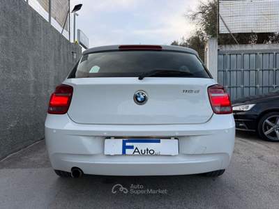 BMW Serie 1 118d 118d 5p. Sport,Climatronic bizona,Xeno+Led,cerchi in lega,sensori di parcheggio,ecc. Bianco usata San Michele Salentino