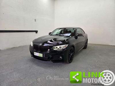 BMW Serie 2 220i 220 i Coupé Msport  GARANZIA INCLUSA Nero usata Seregno