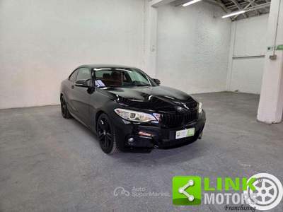 BMW Serie 2 220i 220 i Coupé Msport  GARANZIA INCLUSA Nero usata Seregno
