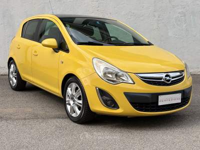 Opel Corsa GPL, Unico Proprietario, Tetto Apribile Giallo usata Brescia