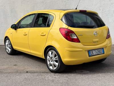 Opel Corsa GPL, Unico Proprietario, Tetto Apribile Giallo usata Brescia