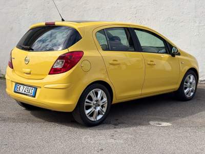 Opel Corsa GPL, Unico Proprietario, Tetto Apribile Giallo usata Brescia