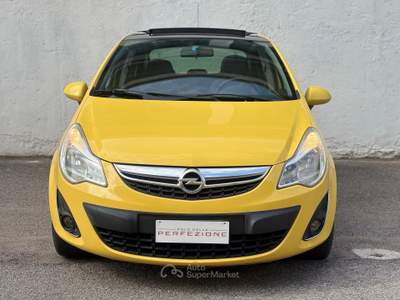 Opel Corsa GPL, Unico Proprietario, Tetto Apribile Giallo usata Brescia