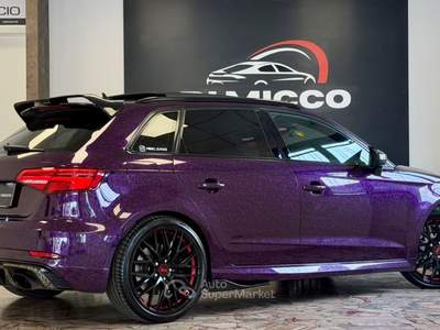 Audi A3 RS 3 SPB 2.5 TFSI quattro S tronic Nero usata Rimini