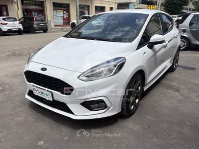 Ford Fiesta FORD Fiesta 1.0 Ecoboost Hybrid 125 CV 5 porte ST-Line Bianco usata Montesilvano