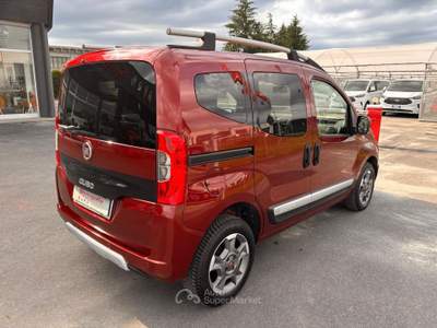 Fiat QUBO 95cv Trekking KM 73.500-REVISIONE OK Rosso usata Caerano di San Marco