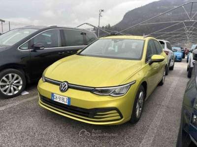 Volkswagen Golf 2.0 TDI UnicoPropietario VW Italia LED ACC Nav PDC Giallo usata Rezzato