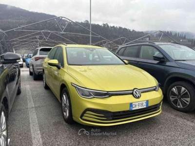 Volkswagen Golf 2.0 TDI UnicoPropietario VW Italia LED ACC Nav PDC Giallo usata Rezzato