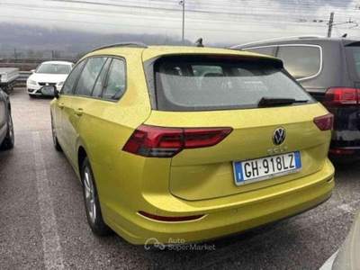 Volkswagen Golf 2.0 TDI UnicoPropietario VW Italia LED ACC Nav PDC Giallo usata Rezzato