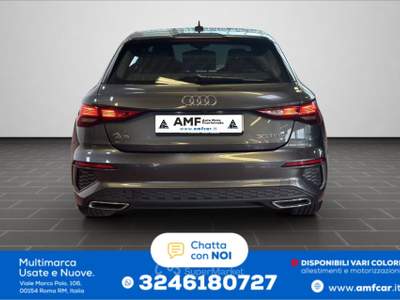 Audi A3 Sportback 30 TFSI S Line *Navi*Business*ACC*K Grigio usata Roma